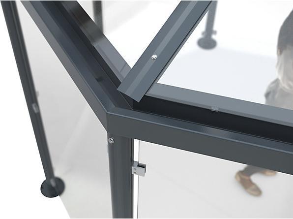 Image du produit Wsm Pavillon octogonal pour fumeurs modèle Paris