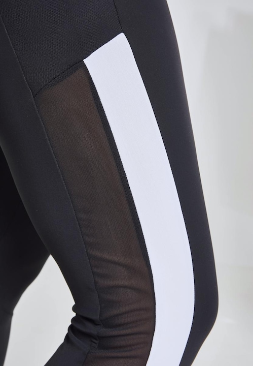 Produktbild Urban Classics Ladies Tech Mesh Striped Pocket Leggings (XS)