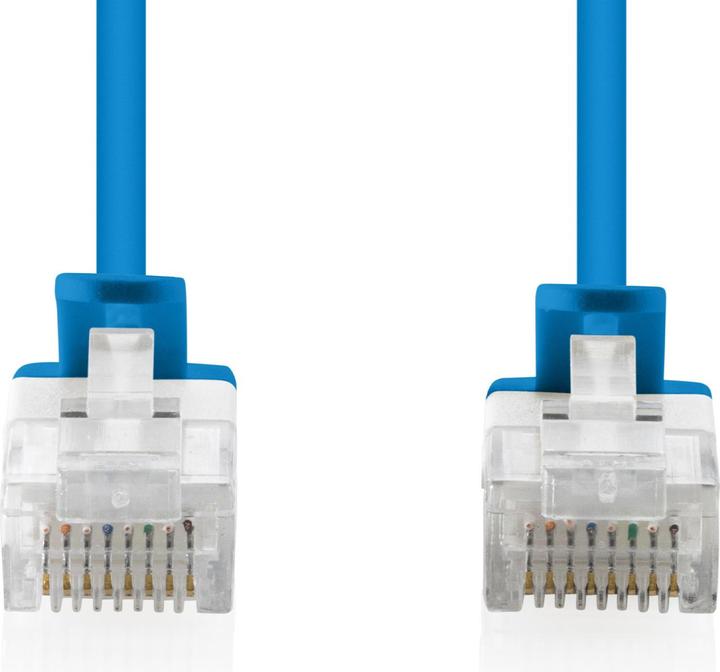 Image du produit Digitus CAT 6 U-UTP Slim Patchkabel, 5 m, noir (U/UTP, CAT6, 5 m)