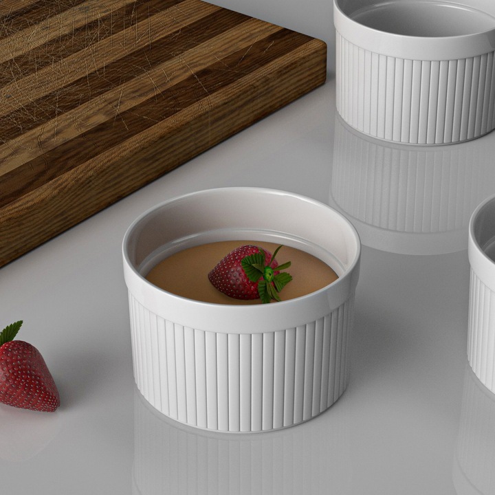 Produktbild Intirilife 6-teiliges Set Souffléformen Auflaufförmchen
