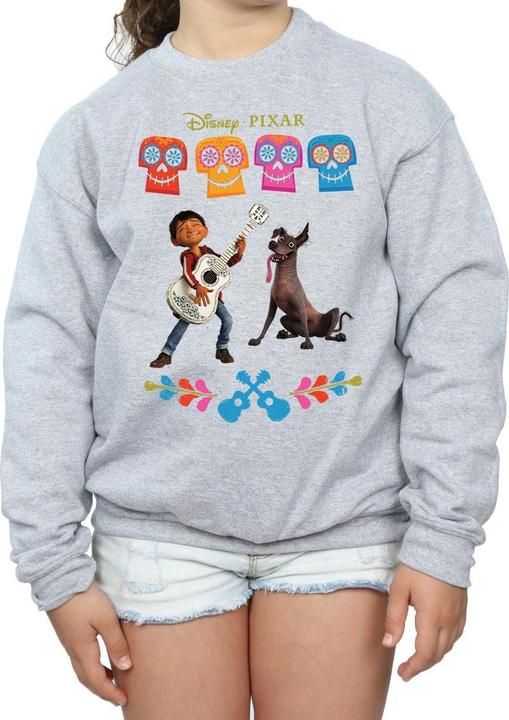 Actual product image Disney Girls Coco Miguel Logo Sweatshirt (140, 146)