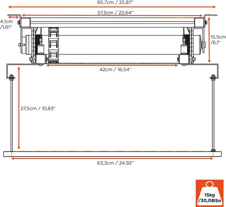 Actual product image Celexon PL Plus Ceiling Projector Mount (Ceiling)