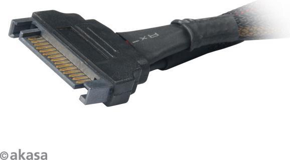 Productafbeelding Akasa AK-CBPW15-15BK interne voedingskabel (15 cm, SATA)