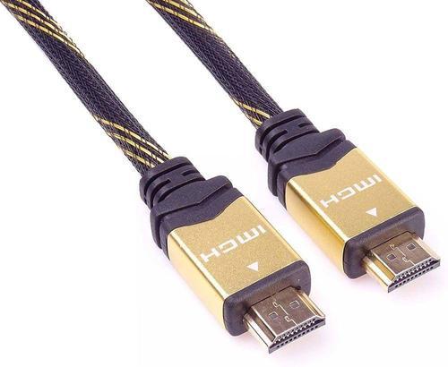 Productafbeelding PremiumCord KPHDMET015 HDMI kabel HDMI Type A (Standaard) Zwart, Goud (1.50 m)