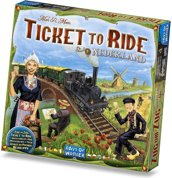 Produktbild Asmodée Ttr Ticket To Ride Map Collection Nederland (Deutsch, Englisch, Französisch, 2 - 5 Spieler)