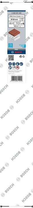 Actual product image Bosch Professional Zubehör PRO Core Cutter dry, 68 x 400 mm, 1 1/4 inch UNC (68 millimetres)