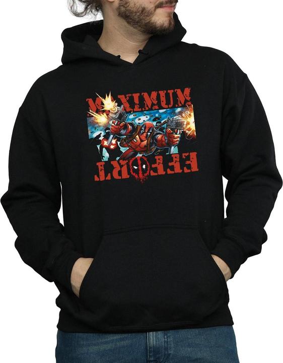 Produktbild Deadpool Maximum Effort Kapuzenpullover (M)