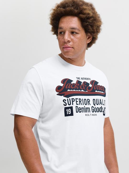 Immagine prodotto Jack & Jones Jjelogo Tee Ss Oneck 2 Col Aw25 Noos Pls (6XL)