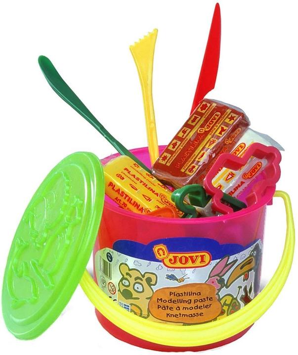 Jovi Craft set Plasticine set with accessories in a bucket
