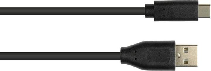 Produktbild Varia Anschlusskabel USB 2.0, USB 2.0 A Stecker an USB-C Stecker, CU, schwarz, 0,5m (0.50 m, USB 2.0)