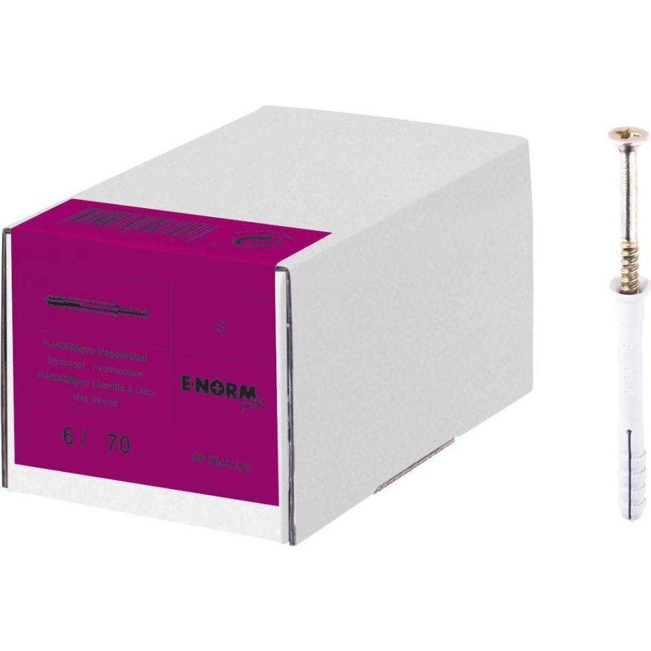 E-NORMpro, Dübel, Nageldübel 6/ 50 S (50 Stk.)