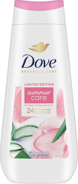 Actual product image Dove Limited Edition summer care shower cream with rose & aloe vera fragrance 225ml (225 ml)