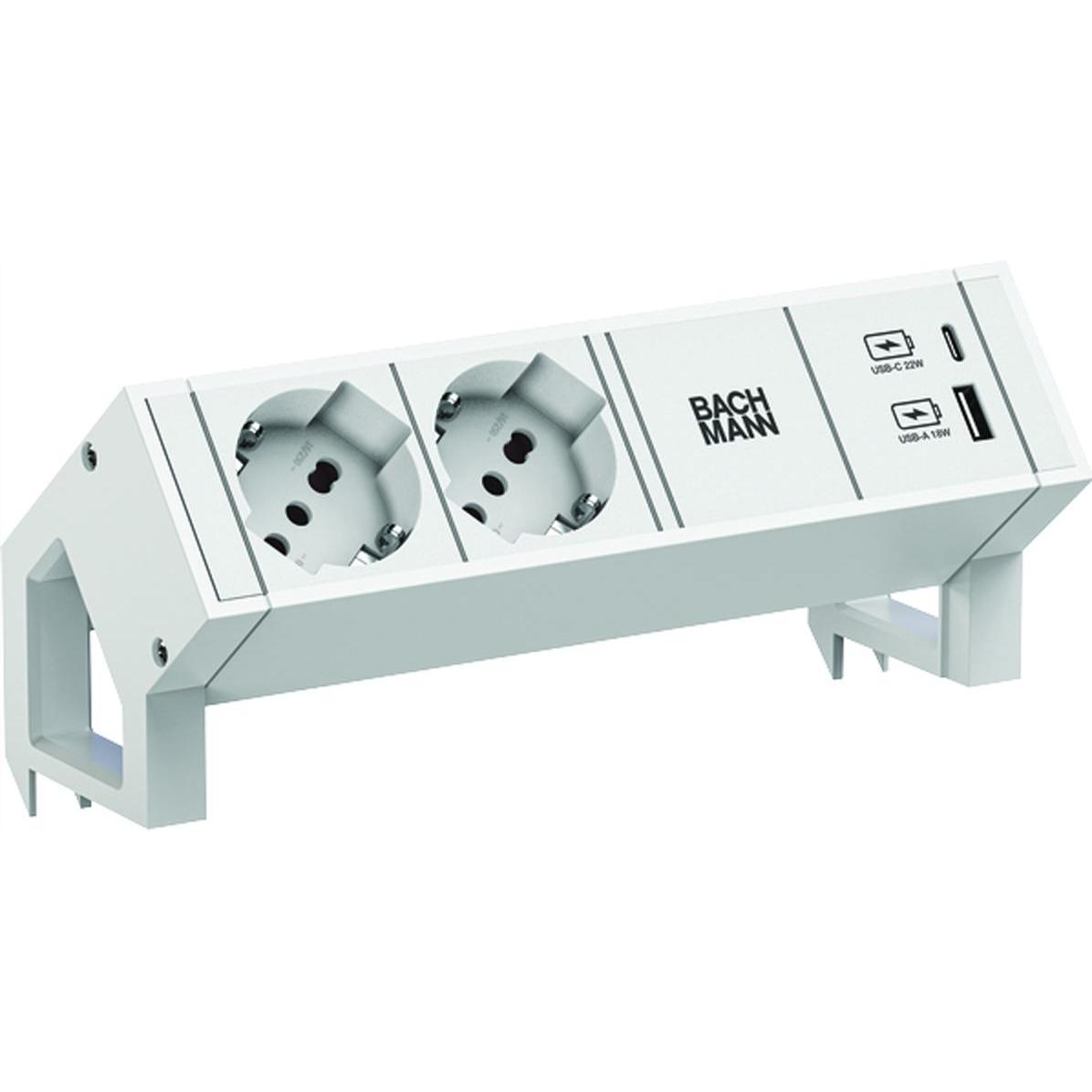 Bachmann, Steckdosenleiste, BACH Steckdosenleiste (2 x, GST18, 0.20 m)