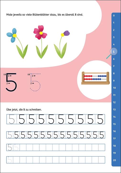 Immagine prodotto Schreiben lernen mit Spurrillen - Zahlen (Tedesco, Carmen Eisendle, Apprendimento e puzzle Loewe, 2023)