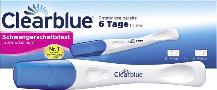 Clearblue Test de grossesse Détection précoce 6 jours avant 1pc. (1 x)
