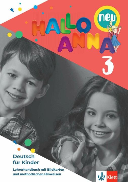 Actual product image Hello Anna 3 new. Teacher's guide with picture cards and CD-ROM with copy templates (German, Olga Sverlova, 2021)