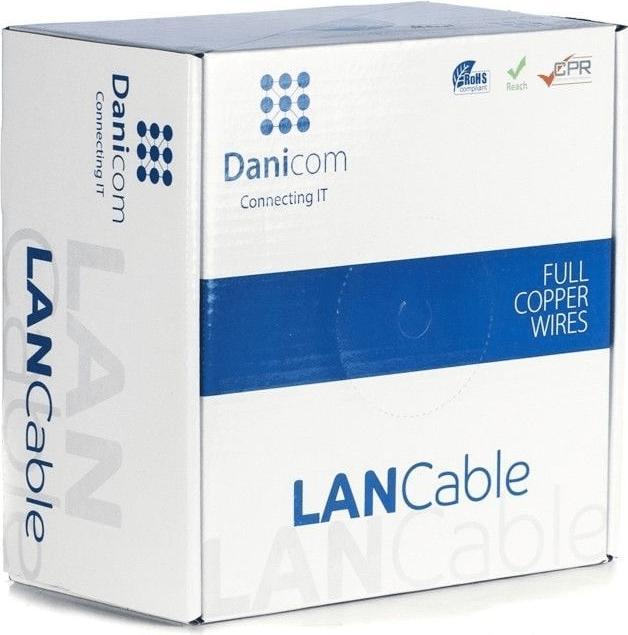 Produktbild Danicom CAT7 S/FTP 100m Starrleiter - LSZH (Dca) (S/FTP, CAT7, 100 m)
