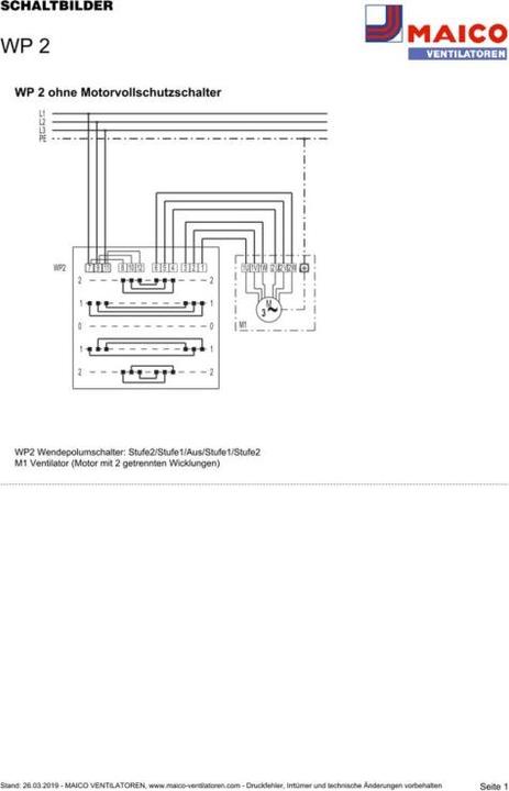 Actual product image Maico Reversing pole switch