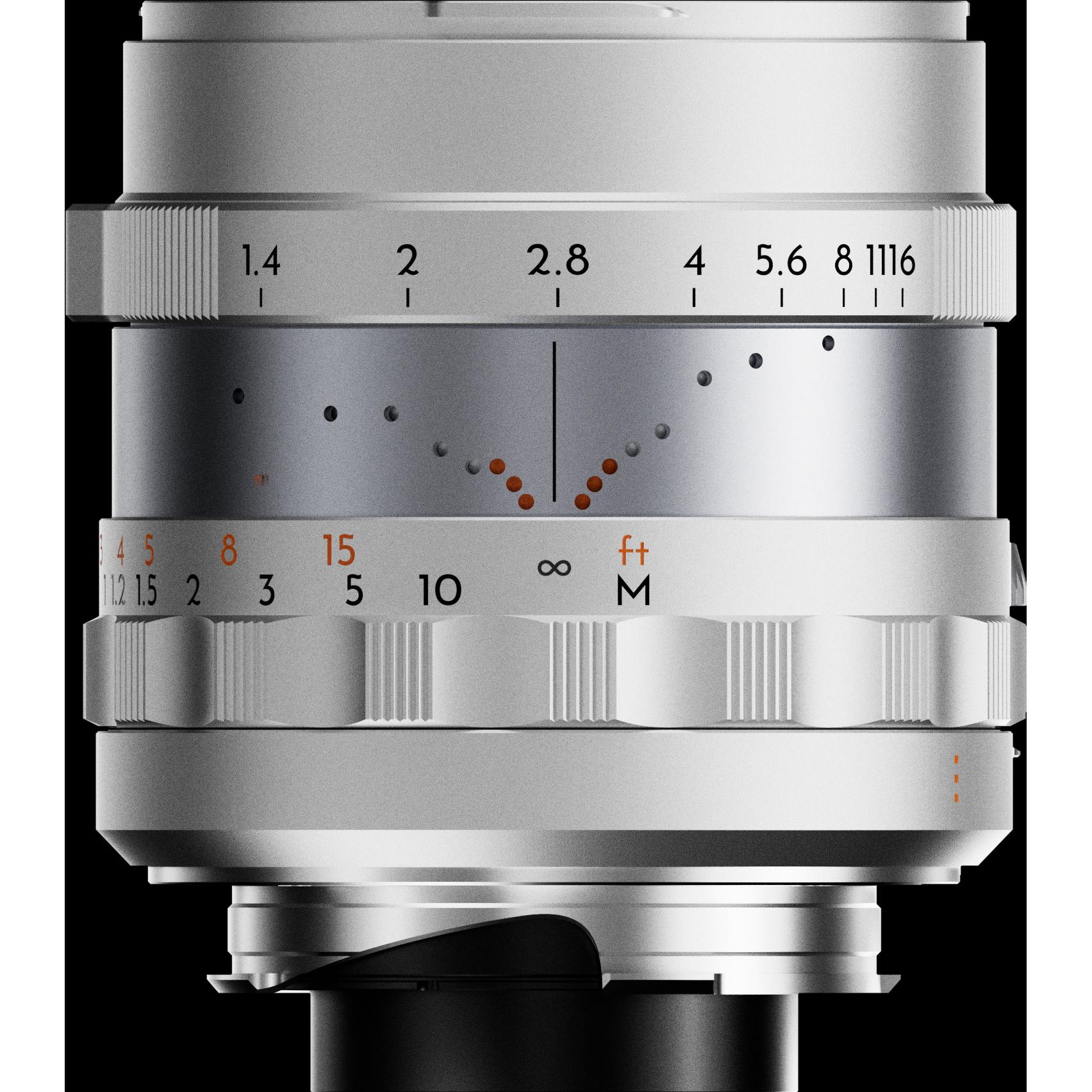 Thumbnail - Thypoch Simera 28mm f1.4 for Leica M (Leica M, Vollformat), Objektiv, Silber