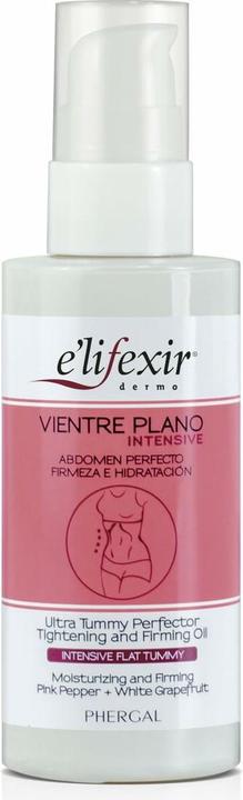 Actual product image E'lifexir Elifexir Intensive Flat Stomach Oil with Pink Pepper and White Grapefruit 100ml (Body oil, 100 ml)