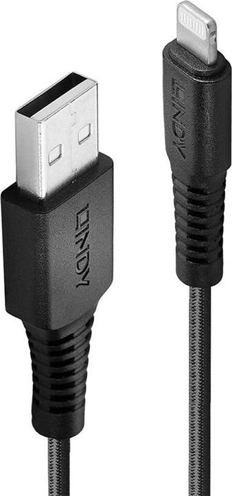 Actual product image Lindy Lightning charging cable (1 m, USB 2.0)