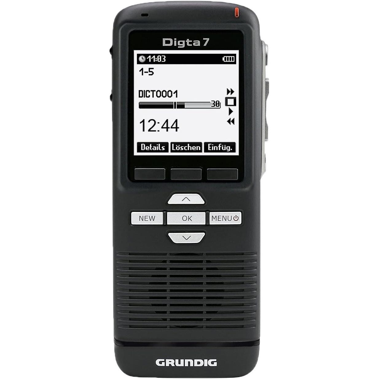 Grundig PDM7010-12 Digital Dictation Machine Digta 701 Push (DIGTA 7 PUSH)