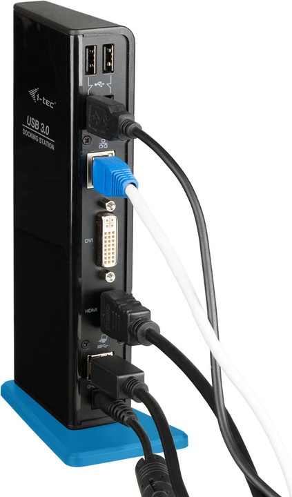 Produktbild i-tec USB 3.0 Dual Full HD Dock (USB-B, 4 Ports)
