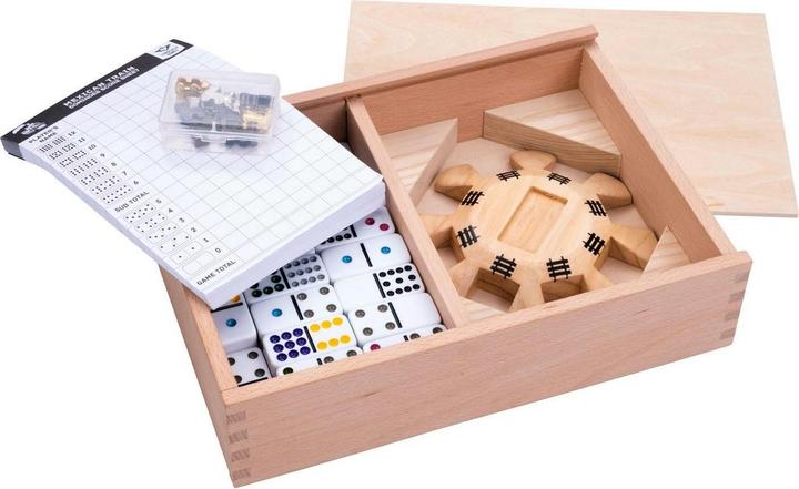 Actual product image Weible Domino Mexican Trains D12 Deluxe (German)