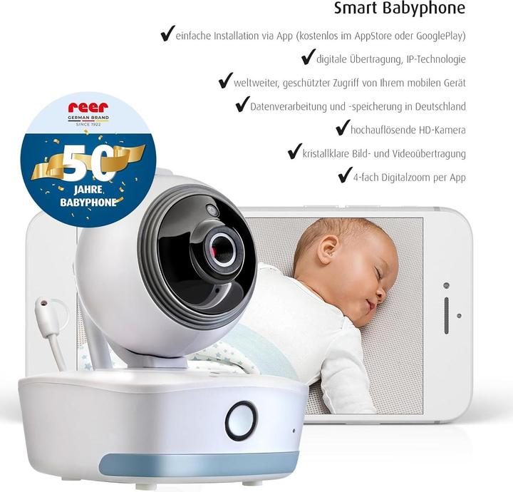 Immagine prodotto Reer Spostamento BabyCam (Video e audio)