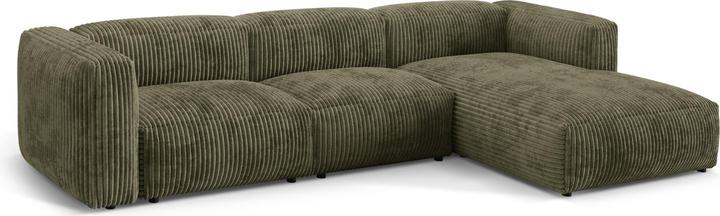 Actual product image Micadoni Modular Right Corner Sofa, "Martina", 3 Seats, 332x176x75 Made in Europe (Corner sofa)