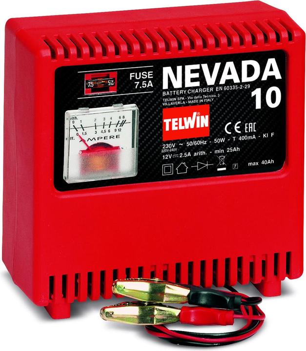 Actual product image Nevada Battery charger 10, 12 V, 230 V, 4 A, with ammeter (12V, 2.50 A)
