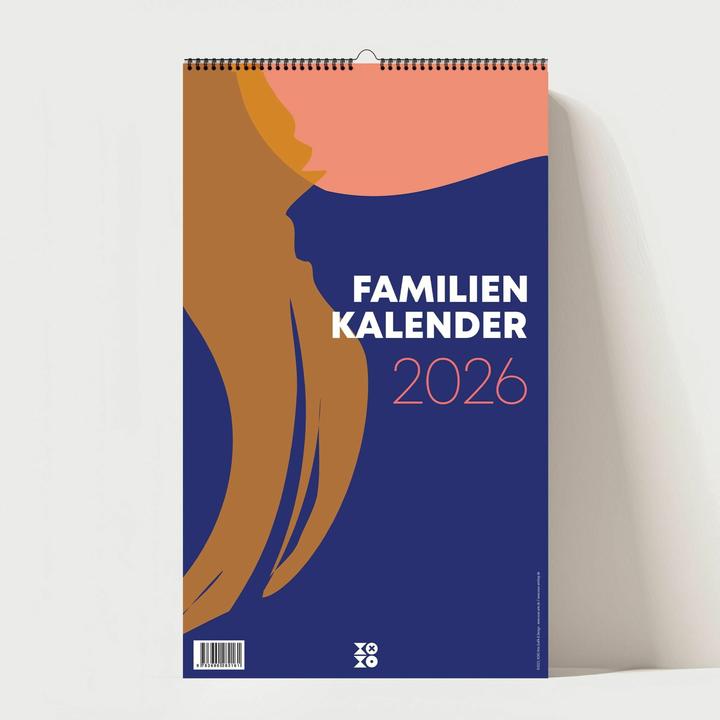 Produktbild Der Familienkalender, Wandkalender, Familienplaner 2026 mit 5 Spalten