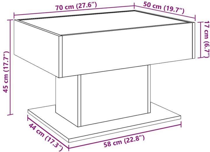 Image du produit vidaXL Couchtisch