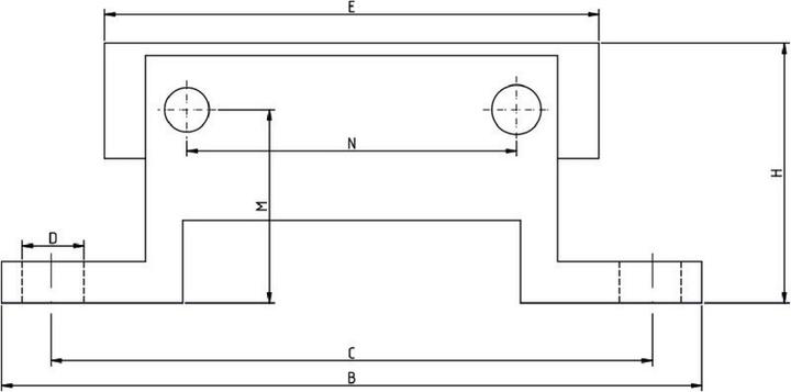 Produktbild Neriox Prismen-Bohrmaschinenschraubstock 120 mm