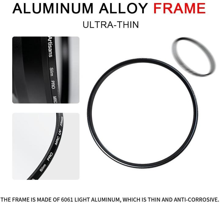Actual product image 7artisans Lens filter MRCUV - 58 mm (58 mm, UV filter, 58 mm)