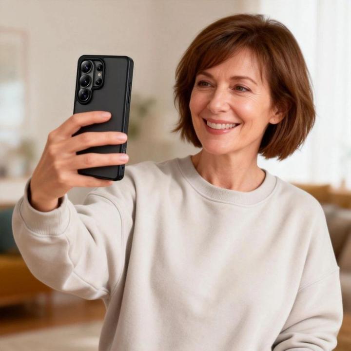 Actual product image Tech-Protect Magmat Magsafe Galaxy S26 Ultra Mattschwarz (Samsung Galaxy S26 Ultra)