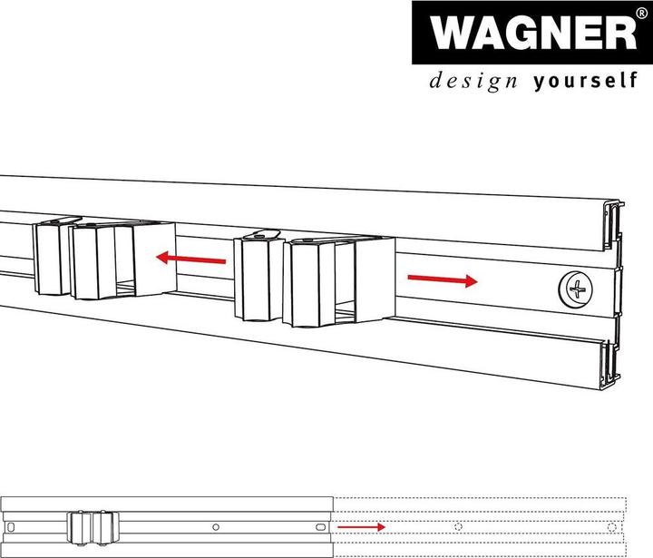 Actual product image Wagner System Device holder strip