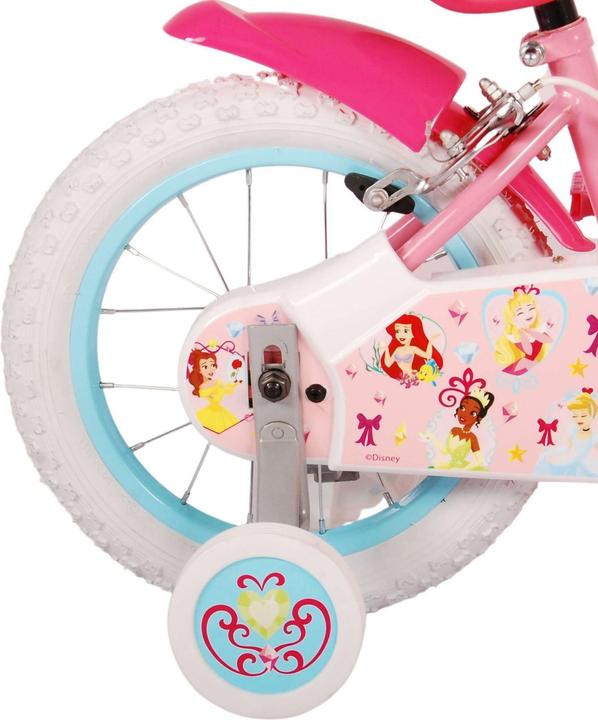 Actual product image Disney Princess Kinderfiets - Meisjes - 14 inch - Roze - Twee handremmen (14")