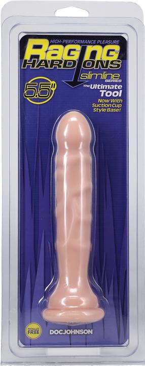 Produktbild Doc Johnson Raging Hard-Ons Slimline with Suction Cup - 5.5 Inches Dong