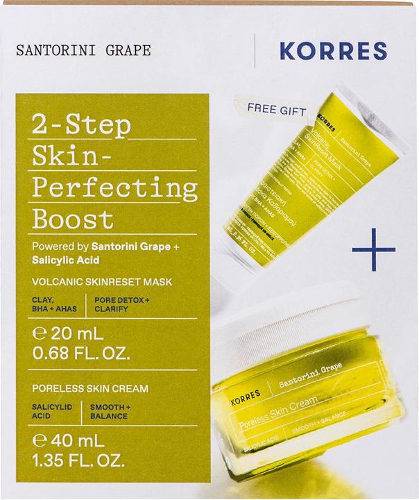 Actual product image Korres Santorini Grape Set 2-Step Boost for skin perfection (Facial care set)