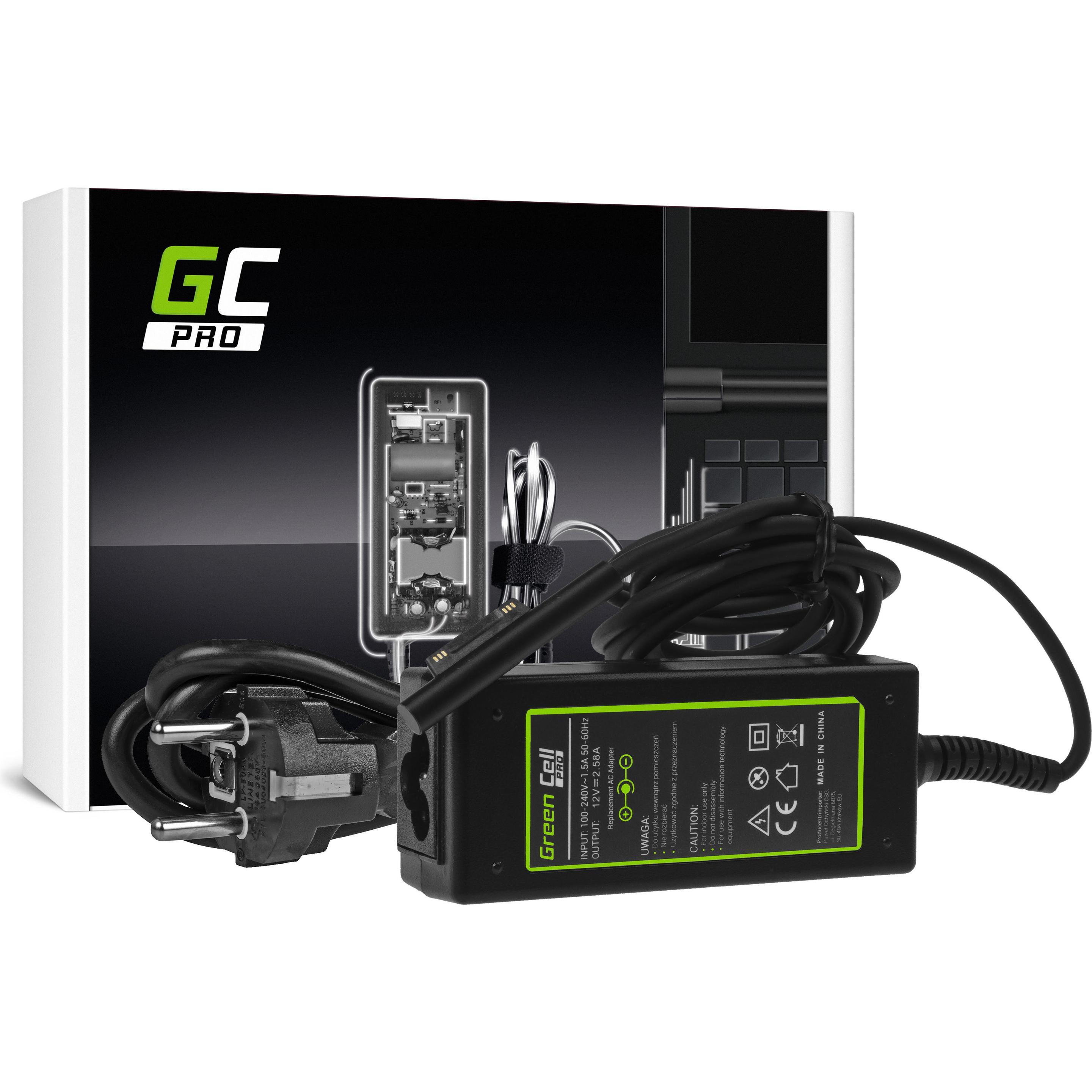 GreenCell Cell AD63P Netzteil & Spannungsumwandler Indoor (36 W), Notebook Netzteil, Schwarz