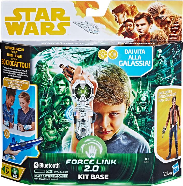 Actual product image Hasbro Star Wars Han Solo Film Forcelink 2.0 Starter Set IT