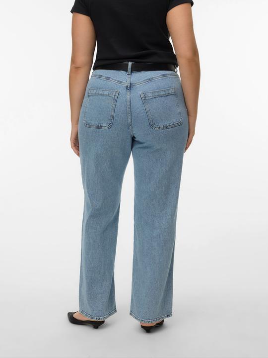 Actual product image Vero Moda VMCTESSA Hohe Taille Weiter Beinschnitt Jeans Weit geschnitten (W48/L32)