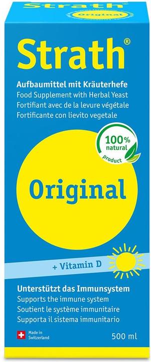 Actual product image Strath Original + Vitamin D 500 ml (1 pcs., Liquid, 500 ml)