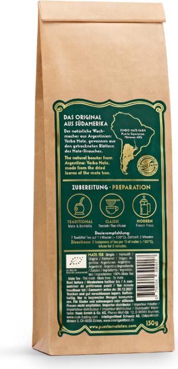 Image du produit Puerto Mate Yerba Mate (150 g)