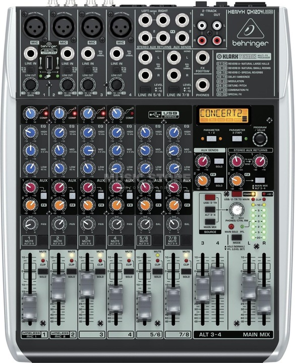 Actual product image Behringer Xenyx QX1204USB (Studio- and Livemixer)