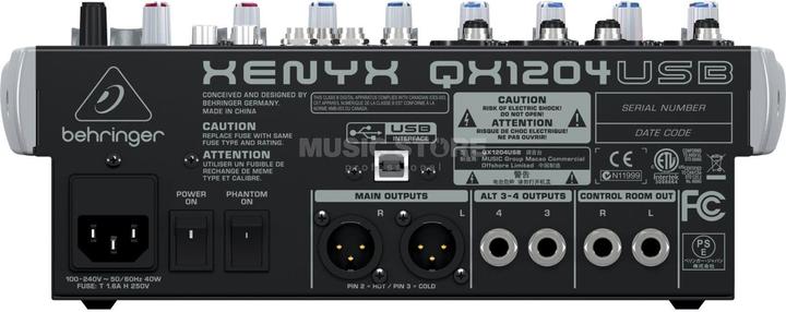 Immagine prodotto Behringer Xenyx QX1204USB (Mixer da studio e live)