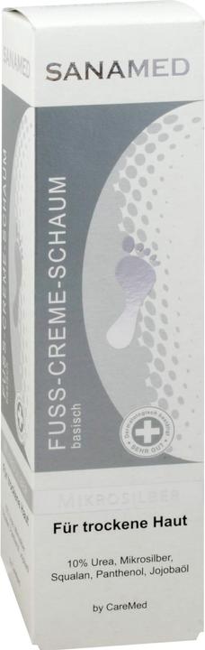 Produktbild Sanamed Fuss-Creme-Schaum Mikrosilber (Fusscrème & Fussgel, 150 ml)