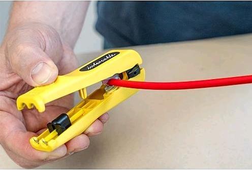 Actual product image Weicon Mini-Solar 4/6mm² 52004003 Electrician's stripping pliers 4 to 6mm² 10 to 12 awg (125 mm)