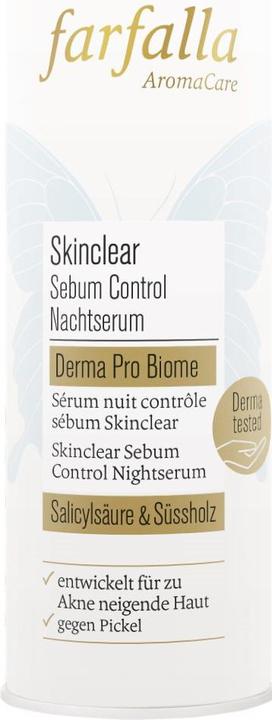 Image du produit Farfalla Skinclear Sebum Control Sérum de nuit Pip Fl 15 ml (15 ml)